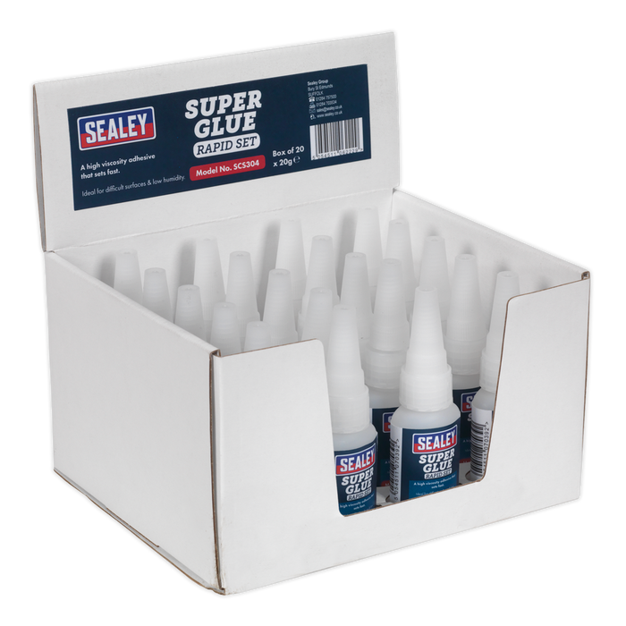 Rapid Set Super Glue 20g - Pack of 20 | SCS304