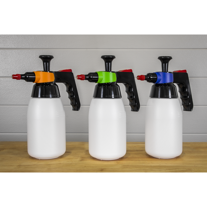 Premium Pressure Solvent Sprayers & Colour-Coded Caps Combo 1L | SCSGCOMBO