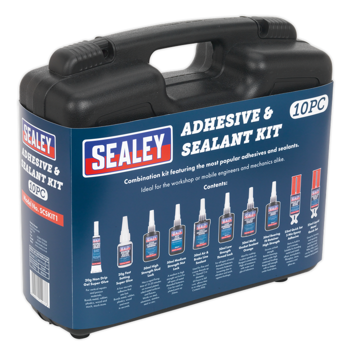 Adhesive & Sealant Kit 10pc | SCSKIT1