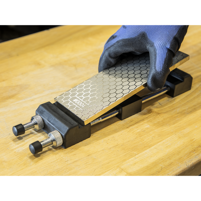 Combination Diamond Sharpening Whetstone with Adjustable Stone Holder | SCSS1