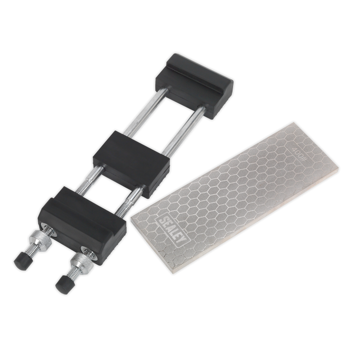 Combination Diamond Sharpening Whetstone with Adjustable Stone Holder | SCSS1