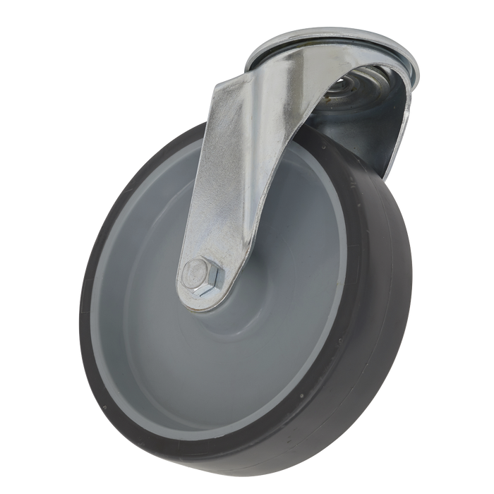 100mm Castor Wheel with Swivel Bolt Hole | SCW2100SBEM