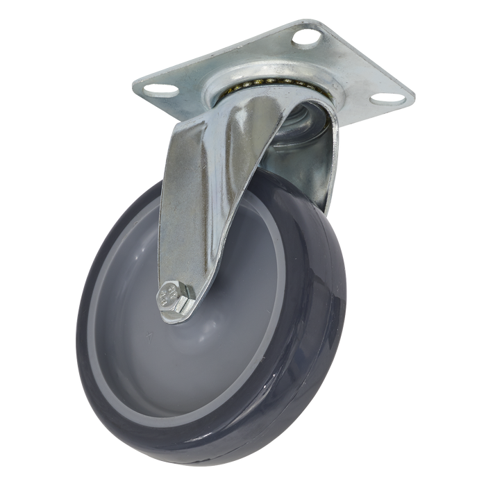 100mm Castor Wheel with Swivel Plate | SCW2100SP
