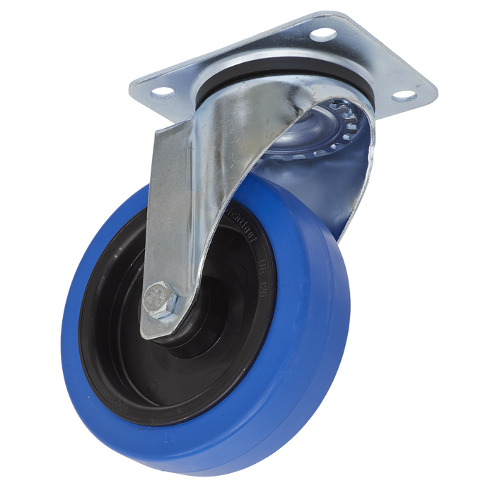 125mm Castor Wheel with Swivel Plate | SCW3125SP