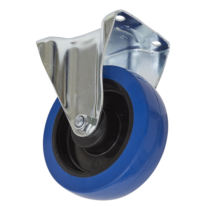 160mm Castor Wheel with Fixed Plate | SCW3160FP
