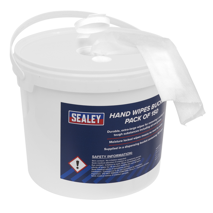 Hand Wipes Bucket - Pack of 150 | SCW3