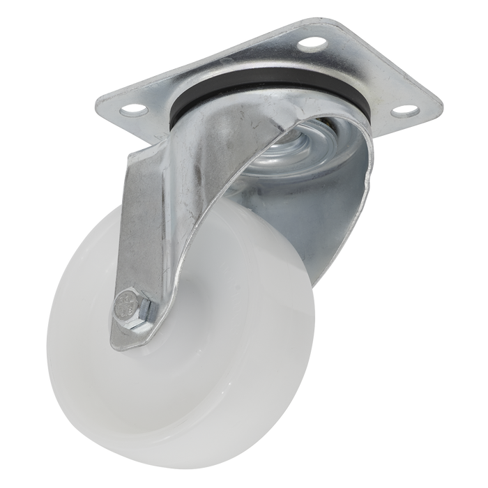 100mm Castor Wheel with Swivel Plate | SCW4100SP