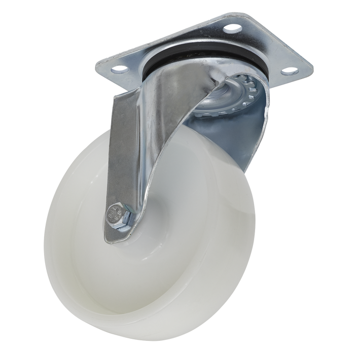 125mm Castor Wheel with Swivel Plate | SCW4125SP