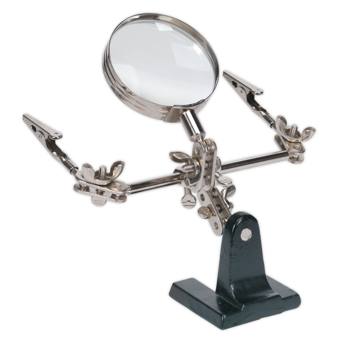 Mini Robot Soldering Stand with Magnifier | SD150