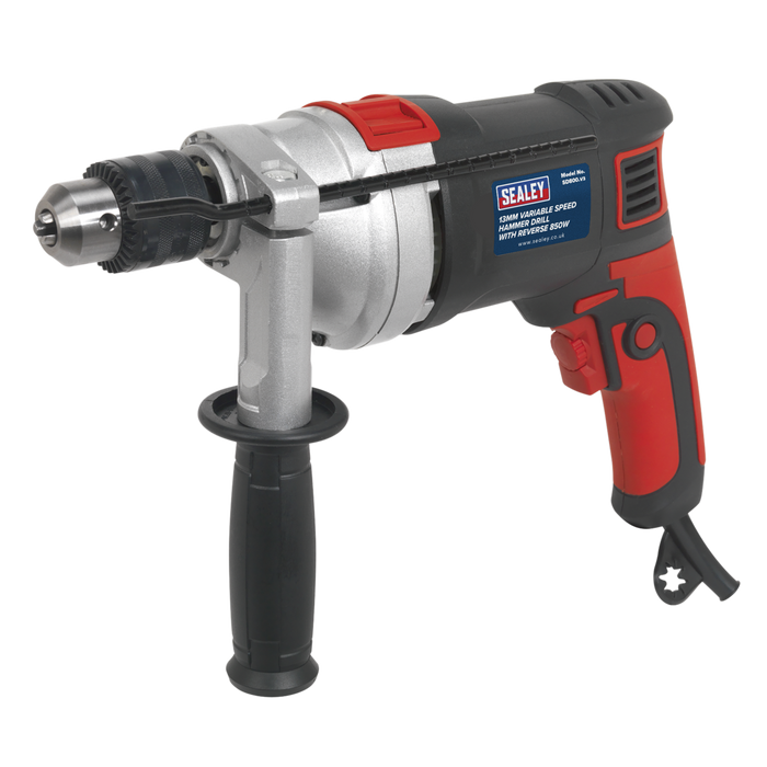 13mm Variable Speed Hammer Drill with Reverse 850W/230V | SD800