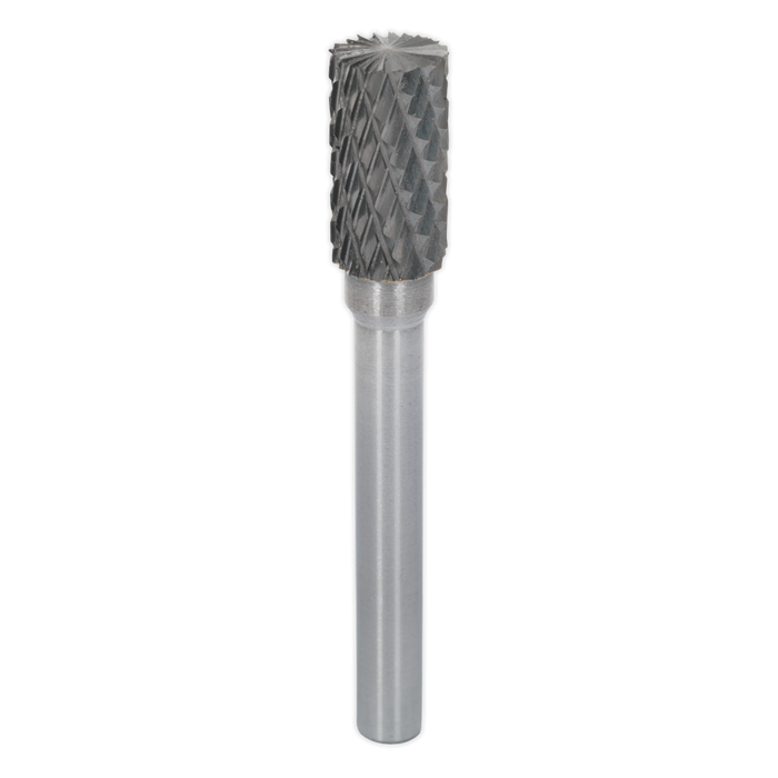 Cylindrical Front End Cut Tungsten Carbide Rotary Burr 10mm | SDB01