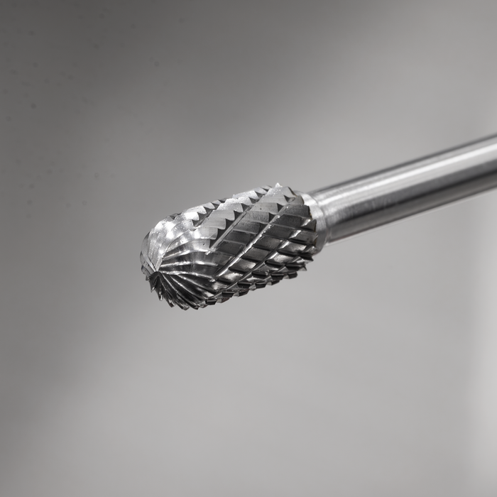 Tungsten Carbide Rotary Burr Extra-Long Cylindrical Ball Nose 10mm | SDB02XL