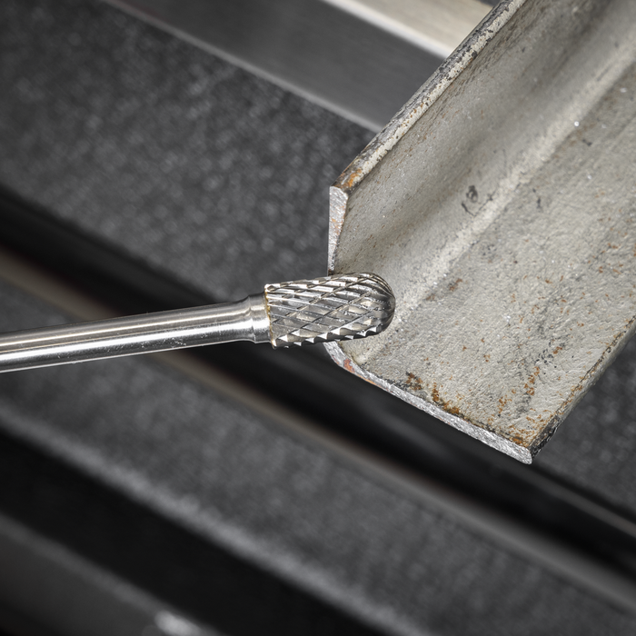 Tungsten Carbide Rotary Burr Extra-Long Cylindrical Ball Nose 10mm | SDB02XL