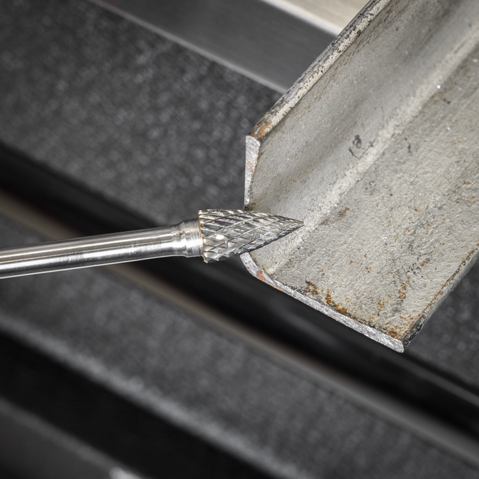 Tungsten Carbide Rotary Burr Extra-Long Arc Pointed Nose 10mm | SDB03XL