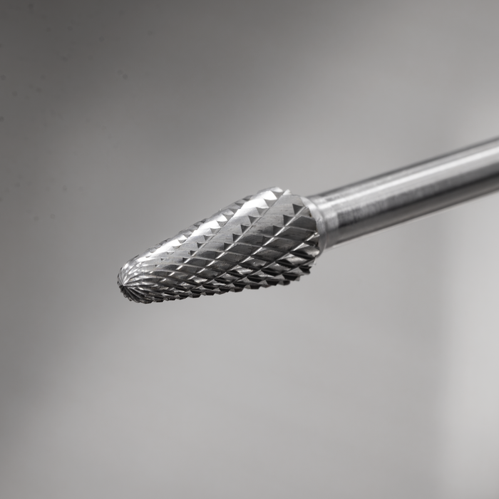 Tungsten Carbide Rotary Burr Extra-Long Conical Ball Nose Ø10mm | SDB06XL
