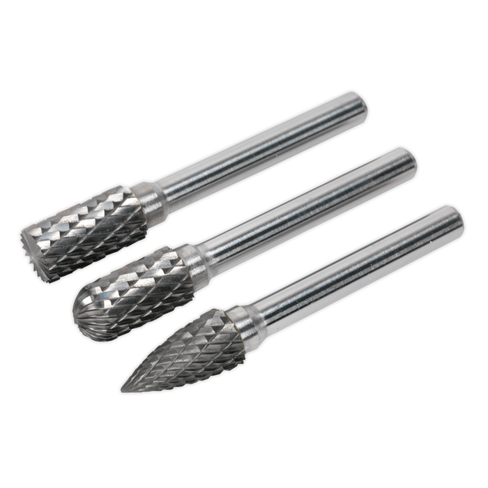 Tungsten Carbide Rotary Burr Set 3pc | SDBK3
