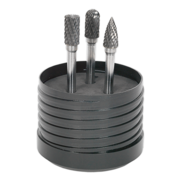 Tungsten Carbide Rotary Burr Set 3pc | SDBK3