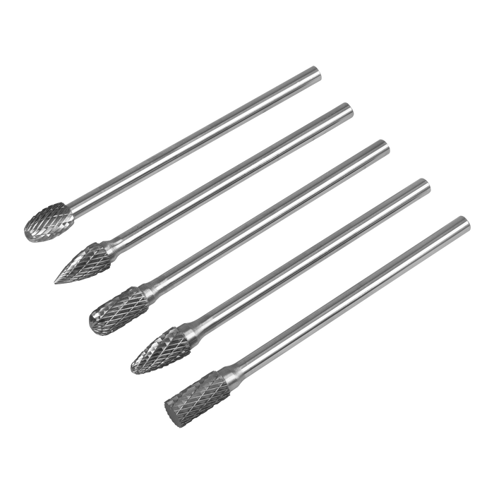 Tungsten Carbide Rotary Burr Set Extra-Long 5pc | SDBK5XL