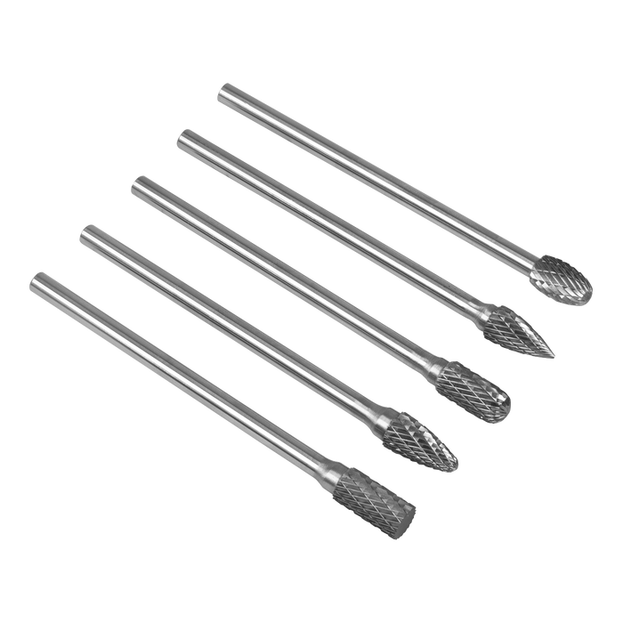 Tungsten Carbide Rotary Burr Set Extra-Long 5pc | SDBK5XL