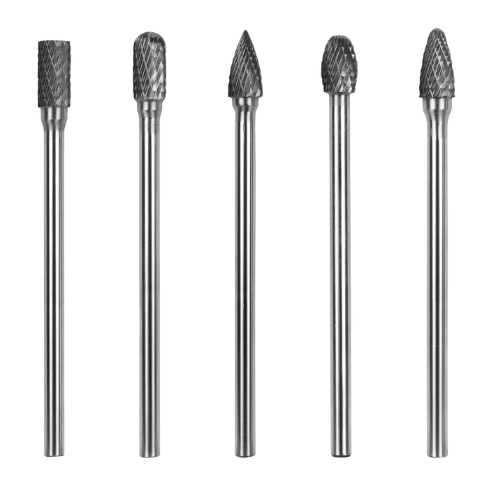 Tungsten Carbide Rotary Burr Set Extra-Long 5pc | SDBK5XL
