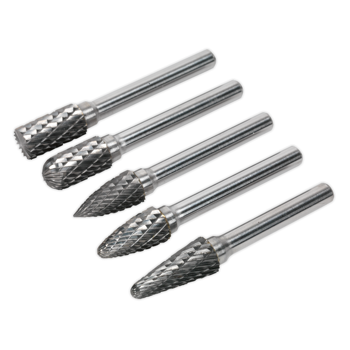 Tungsten Carbide Rotary Burr Set 5pc | SDBK5