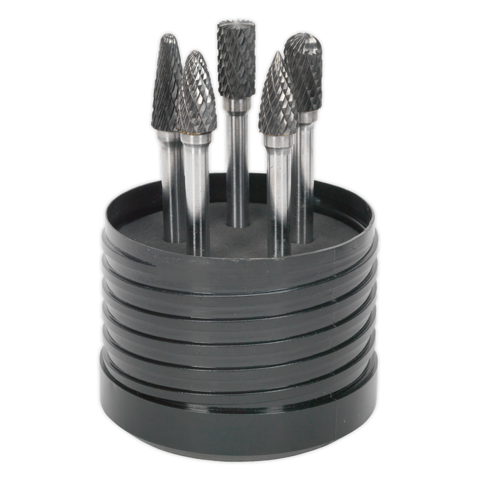 Tungsten Carbide Rotary Burr Set 5pc | SDBK5