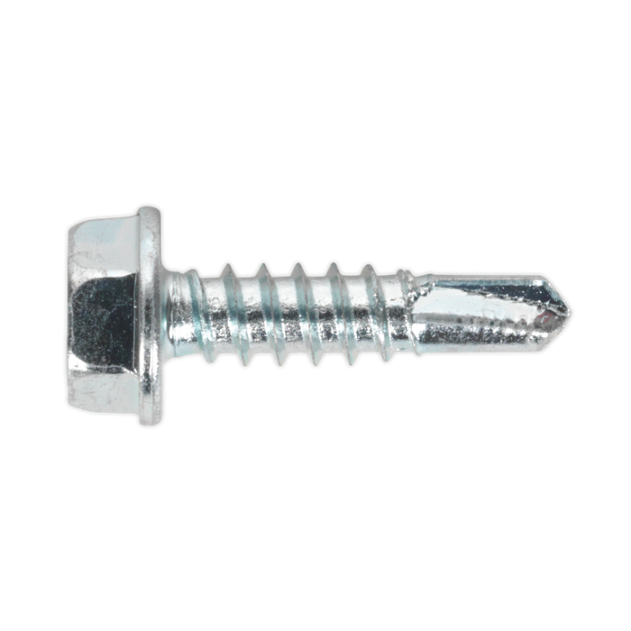 Zinc Plated Self-Drilling Screw Assortment Hex Head 410pc | AB061SDH