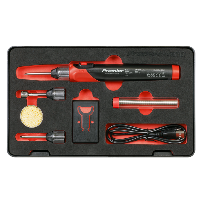 Premier Rechargeable Soldering Iron Kit 30W | SDL11