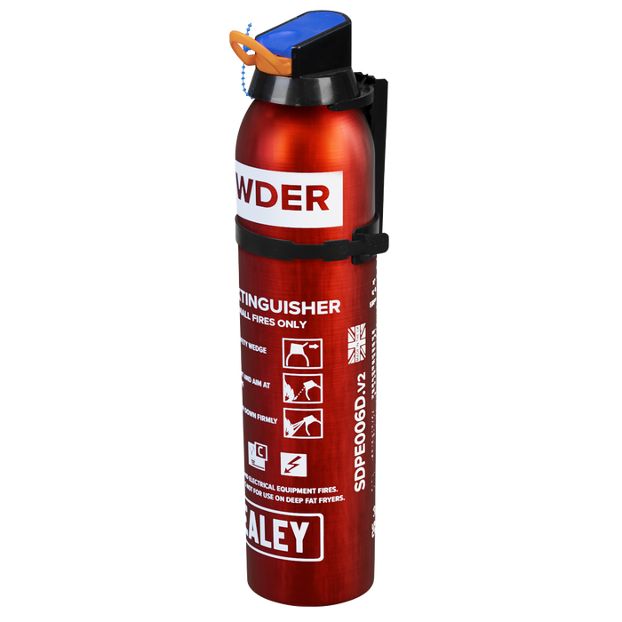 Disposable Dry Powder Fire Extinguisher 0.6kg | SDPE006D