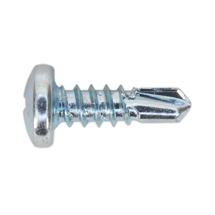 Zinc Plated Self-Drilling Pan Head Phillips Screw 4.2 x 13mm - Pack of 100 | SDPH4213