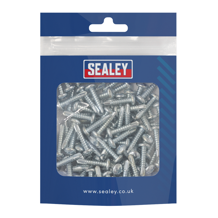 Zinc Plated Self-Drilling Pan Head Phillips Screw 4.2 x 19mm - Pack of 100 | SDPH4219