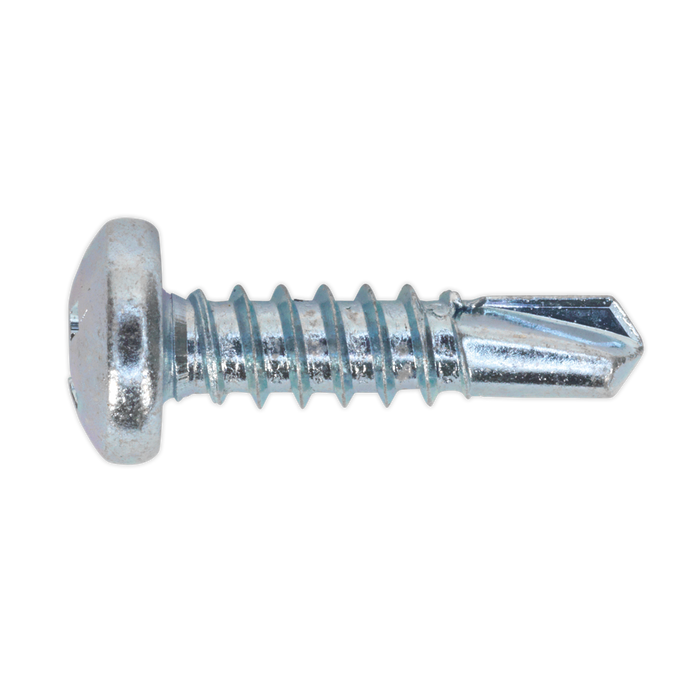 Zinc Plated Self-Drilling Pan Head Phillips Screw 4.8 x 19mm - Pack of 100 | SDPH4819