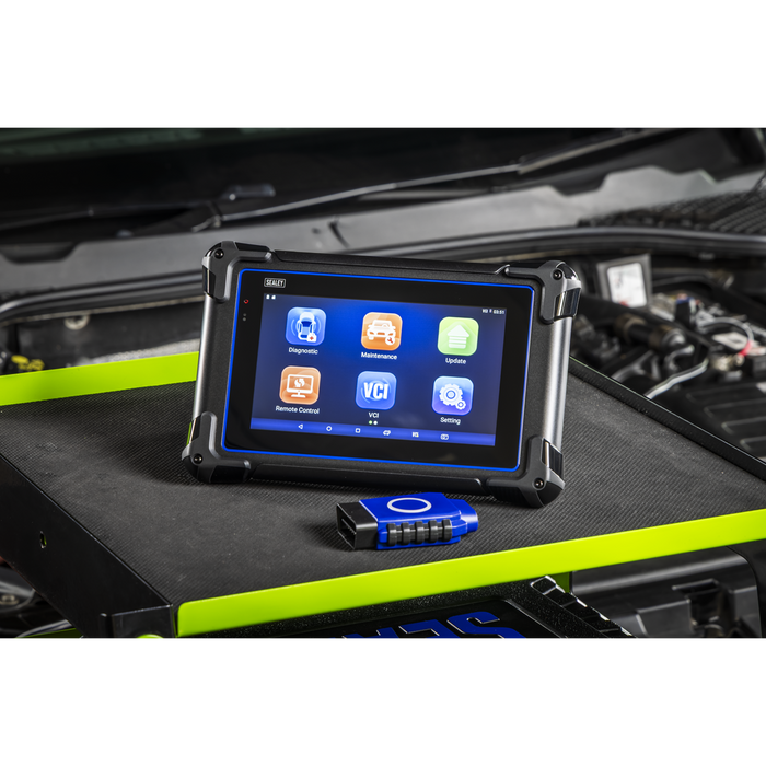 Diagnostic Tablet & Trolley - Green | SDS1G