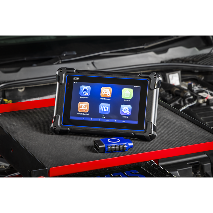Diagnostic Tablet & Trolley - Red | SDS1R