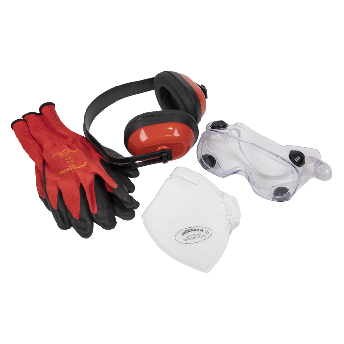 Worksafe® Flexi Grip Gloves, FFP1 Mask, Goggles & Ear Defenders | SEP2