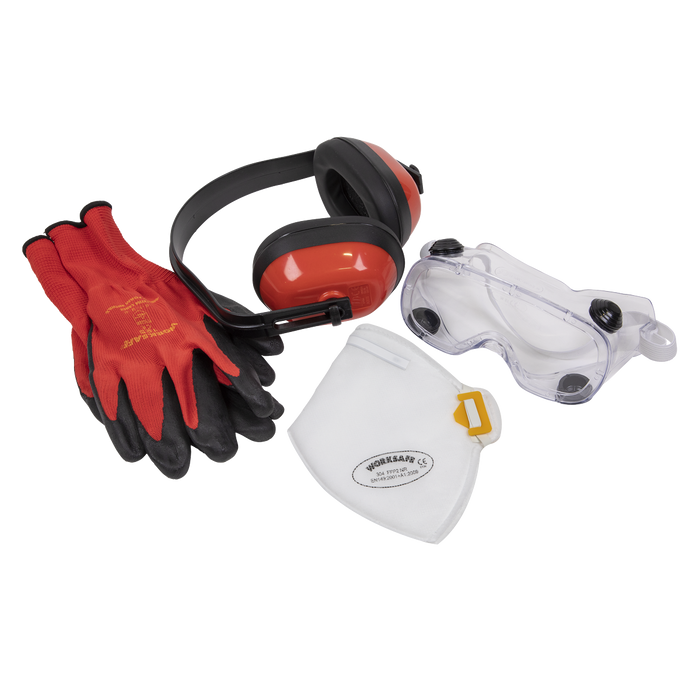 Worksafe® Flexi Grip Gloves, FFP2 Mask, Goggles & Ear Defenders | SEP4