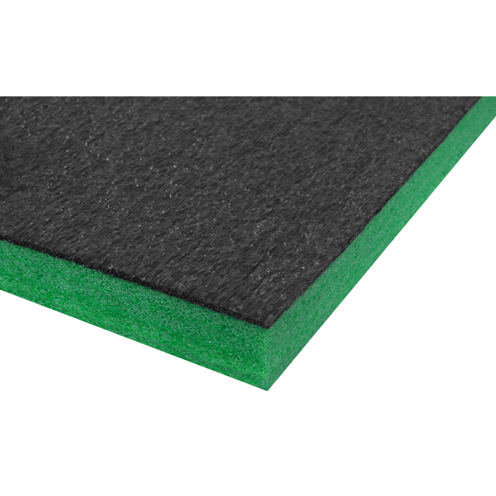 Easy Peel Shadow Foam® 1200 x 550 x 30mm - Green/Black | SF30G