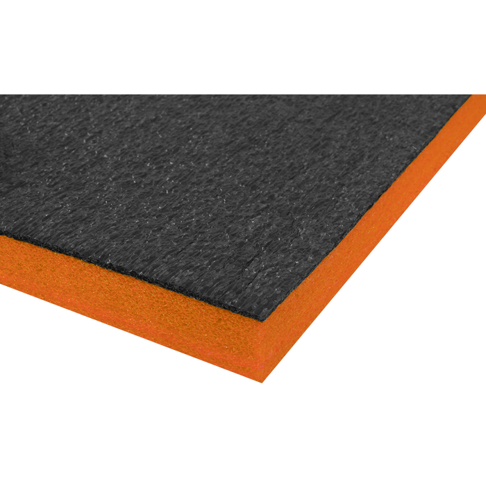 Easy Peel Shadow Foam® 1200 x 550 x 30mm - Orange/Black | SF30OR
