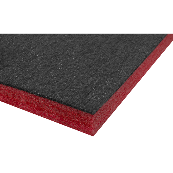 Easy Peel Shadow Foam® 1200 x 550 x 30mm - Red/Black | SF30R