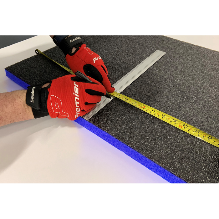 Easy Peel Shadow Foam® 1200 x 550 x 50mm - Blue/Black | SF50B