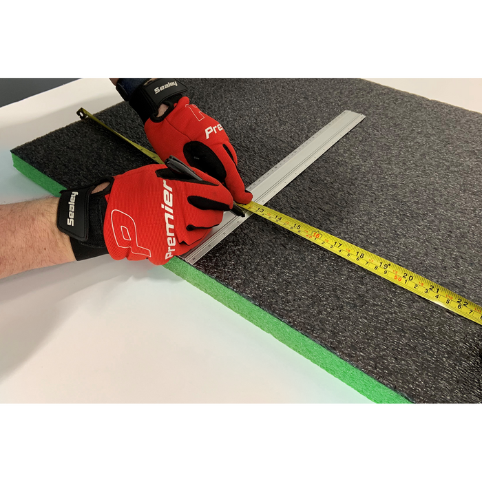Easy Peel Shadow Foam® 1200 x 550 x 50mm - Green/Black | SF50G