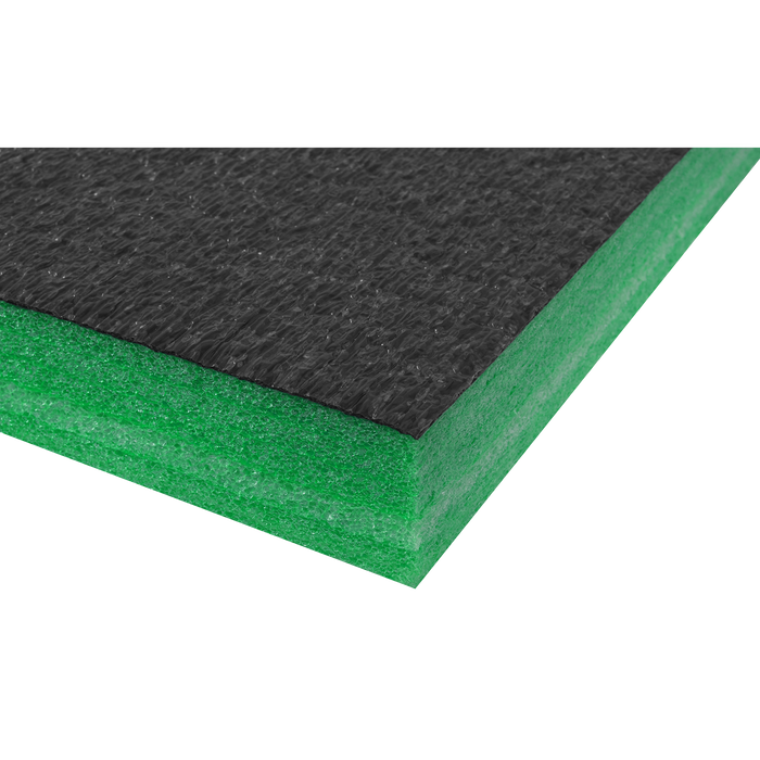 Easy Peel Shadow Foam® 1200 x 550 x 50mm - Green/Black | SF50G