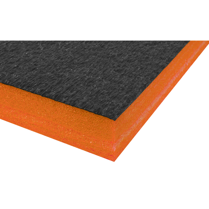 Easy Peel Shadow Foam® 1200 x 550 x 50mm - Orange/Black | SF50OR