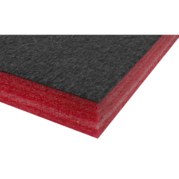 Easy Peel Shadow Foam® 1200 x 550 x 50mm - Red/Black | SF50R