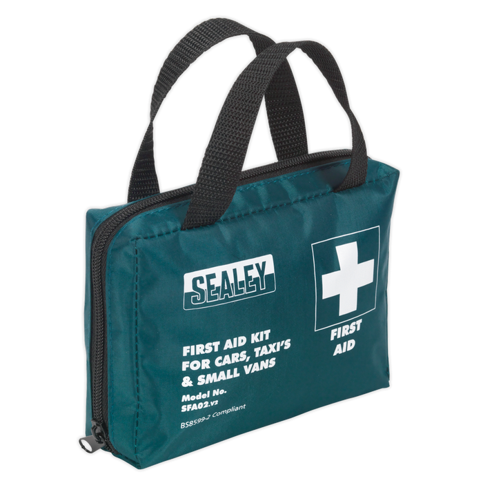 Medium First Aid Kit for Cars, Taxis & Small Vans - BS 8599-2 Compliant | SFA02