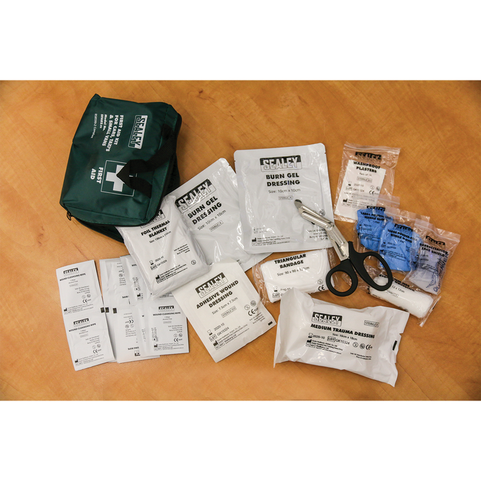 Medium First Aid Kit for Cars, Taxis & Small Vans - BS 8599-2 Compliant | SFA02