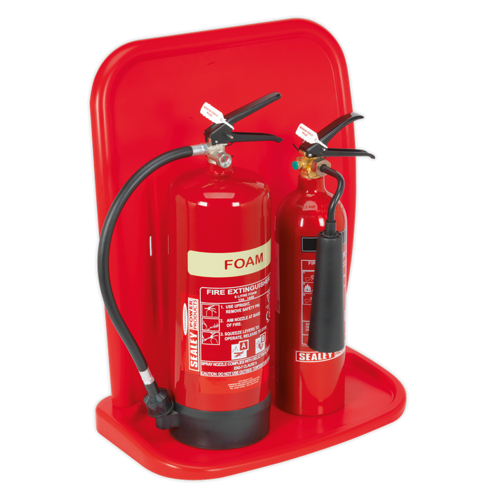 Fire Extinguisher Stand - Double | SFEH02