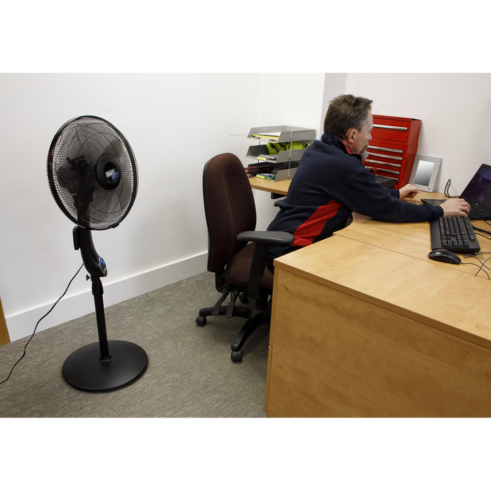 16" Quiet High Performance Oscillating Pedestal Fan 230V | SFF16Q