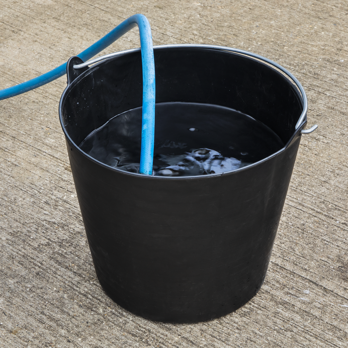 Heavy-Duty Flexi Tub 26L with Metal Handle - Black | SFT26H