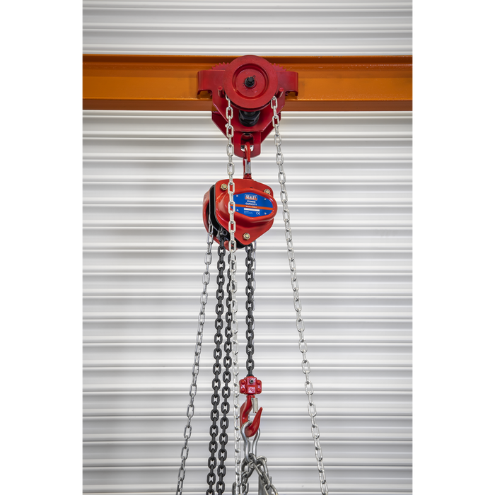 Portable Adjustable Gantry Frame with Geared Trolley Combo 1 Tonne | SG1000KITG